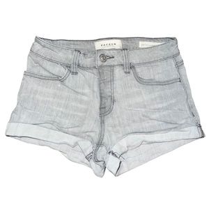 Gray Denim Shorts